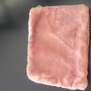 Faux fur & leather tablet case